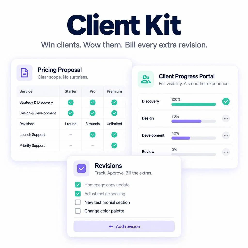 Client Kit – Notion template preview